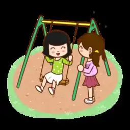 小孩荡秋千的表情包