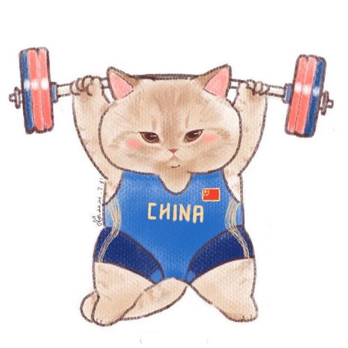  被网友萌化的手绘猫咪版奥运表情,快看看有你认识的吗