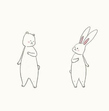  韩国插画家lapinfee的小兔子