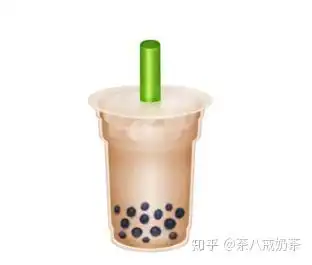 表情包emo了珍珠奶茶