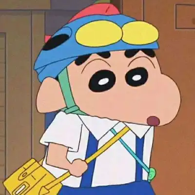 蜡笔小新吹气表情包