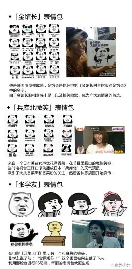  表情包人物原图