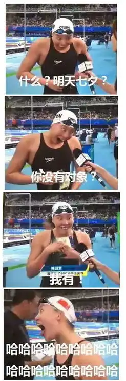  这个泳坛行走的表情包今天火遍世界爆红傅园慧表情包拿走不谢