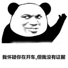  我怀疑你在开车但是我没有证据图片我怀疑你在开车表情包下载乐游网游戏下载