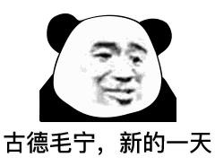  熊猫头表情包古德毛宁,新的一天