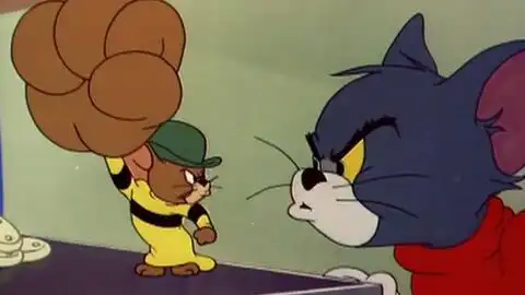  猫和老鼠手游没想到汤姆在洞口埋了炸弹,轰的一声全炸飞了