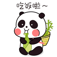  熊猫胖兜微信表情包