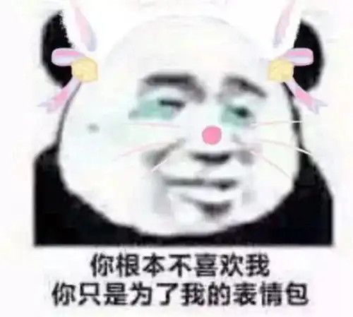  表情包你根本不爱我,你和我在一起,就是为了偷我表情包