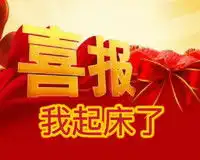  喜报我起床了斗图喜报gif动图动态图表情包下载soogif