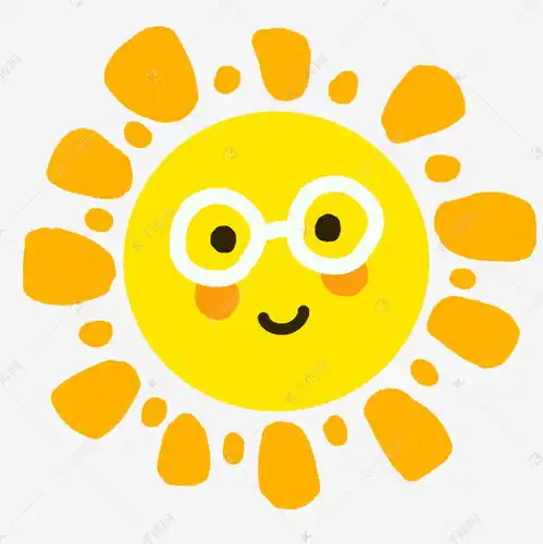  戴眼镜太阳表情包素材图片免费下载千库网