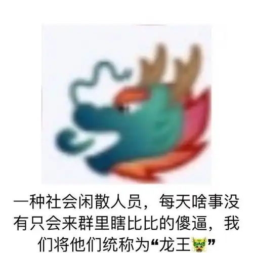  龙王表情包我今天当龙王,大家没有意见吧