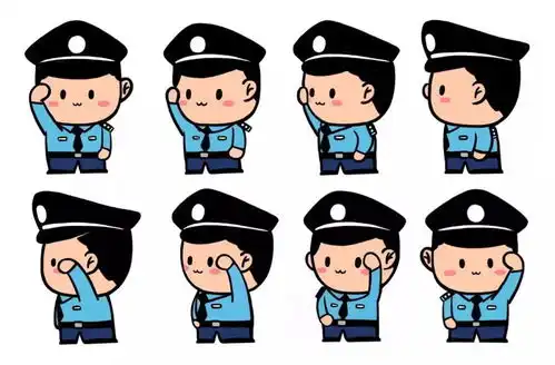  警察版网红小黄鸭表情