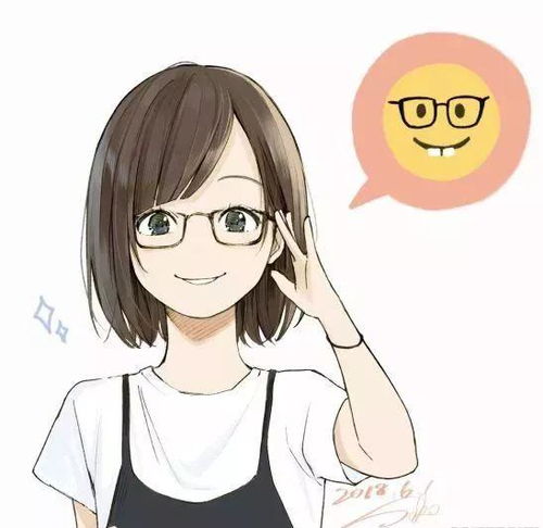  日本画师笔下的聊天表情变成萌妹的话