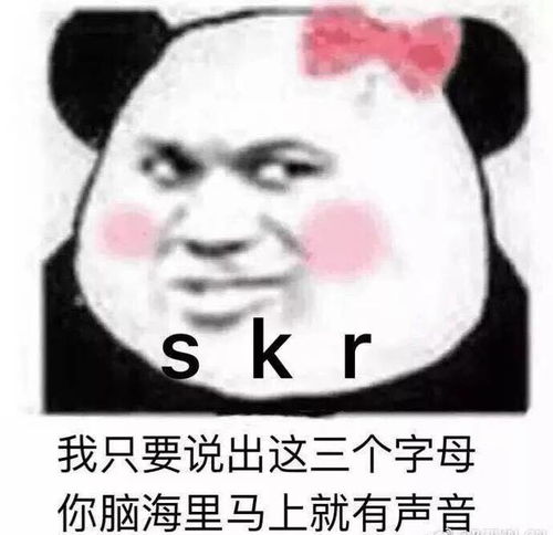  skr到底是什么意思最全skr表情包合集别说话skr就完了