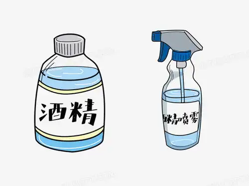  酒精喷雾卡通png图片素材免费下载psd格式40003000像素熊猫办公