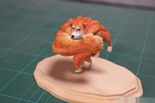 柴犬接住的表情包手办