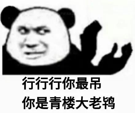  熊猫头怼人押韵表情包