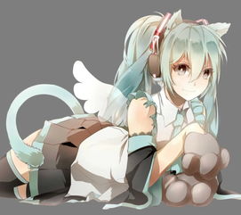  动漫双马尾初音未来
