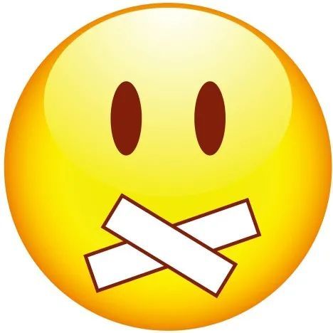  表情闭嘴表情包带字