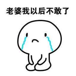  向老婆认错专用表情包
