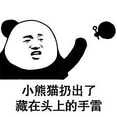  表情包熊猫馆长教你如何梳马尾