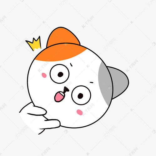  q版可爱卡通歪头小动物表情包小猫咪吃惊素材图片免费下载高清psd千库网图片编号10762351