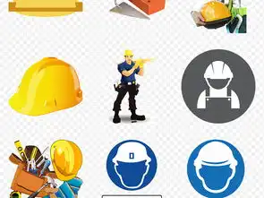  安全施工安全帽建筑工地宣传栏海报素材背景图片png