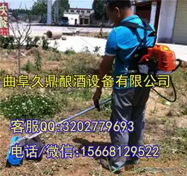  园林小型割草机背包割草除草机