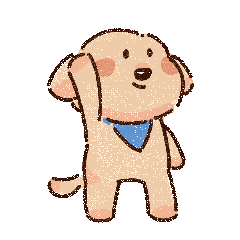 加油小金毛拿铁表情包  加油小金毛拿铁表情包