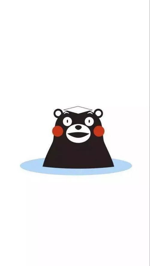  插画熊本熊壁纸,看完还送熊本熊绘画教程