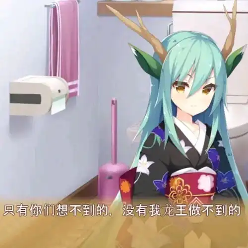  龙王表情包二次元迫害版