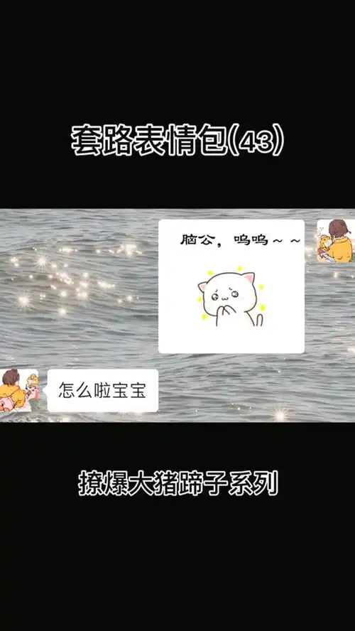  撩爆你家猪蹄子的秘籍沙雕操作表情包小可爱已上线聊天记录