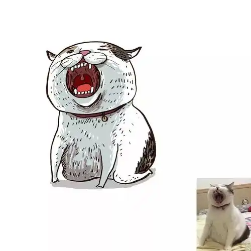  他把猫主子画的这么丑,却以魔性画风吸引了无数粉丝