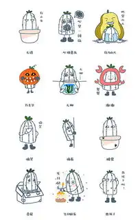  表情包仙人掌之小绿苗