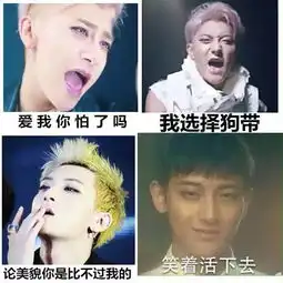  黄子韬我手机里也用狗带表情