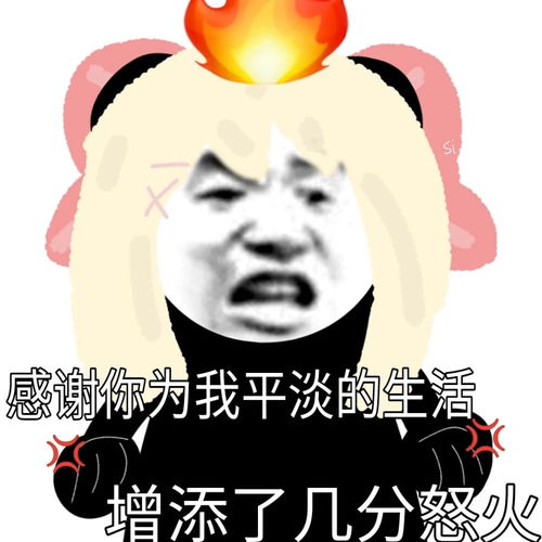  表情包感谢你为我增添了几分怒火