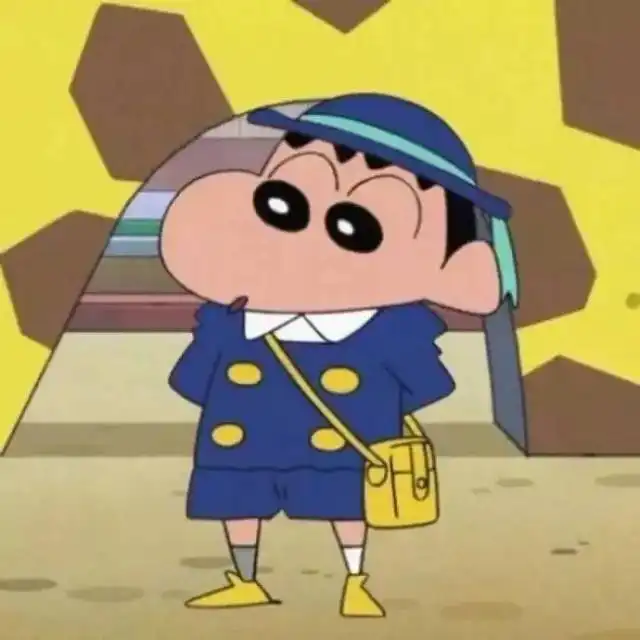 蜡笔小新钓鱼表情包