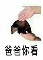  儿子你看我们钱包一样空表情图片爸爸妈妈你们看我的钱包空空的表情包下载乐游网游戏下载