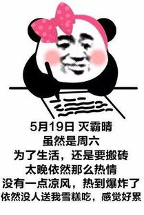  每天都能更新最火的熊猫写日记表情包,不用再求人写了