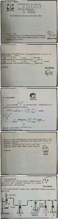  重庆某中学的考卷有表情包化学题变语文题幸亏毕业的早