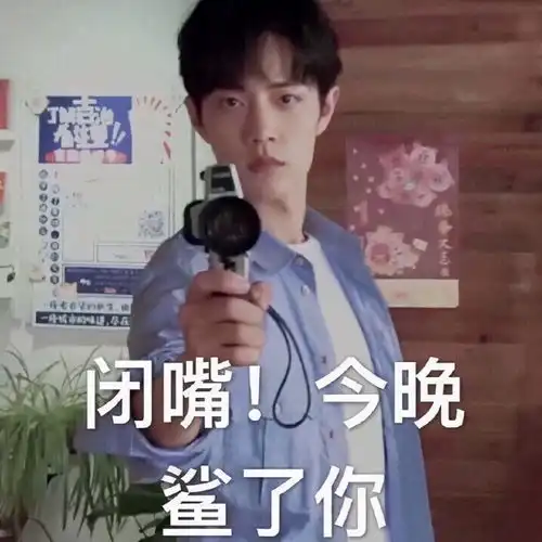  表情包肖战表情,表示不满