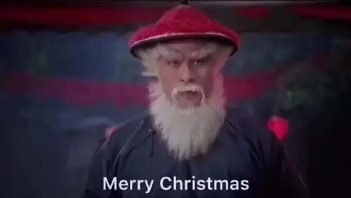  徐锦江表情包听说你在等一个红帽子白胡子的老人
