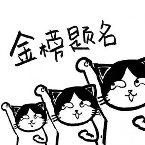  卡通猫头像,卡通猫表情包加油逢考必过