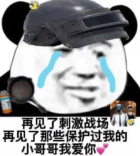  表情包再见了刺激战场