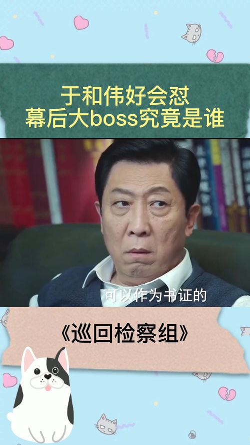  于和伟好会怼幕后大boss究竟是谁巡回检察组