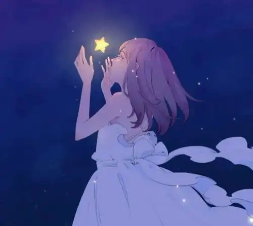  二次元动漫女生头像你未必光芒万丈,但始终温暖有光