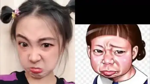  抖音最近流行的表情包,逗逼小姐姐纷纷模仿,网友吐槽,逗逼