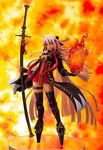  fategrandorder冲田总司手办皮衣御姐好身材