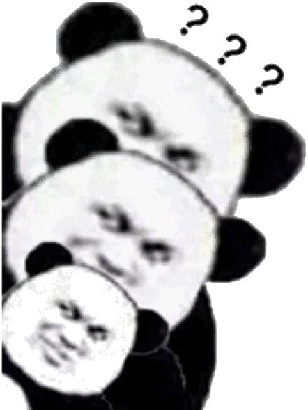  继续挠熊猫头表情包