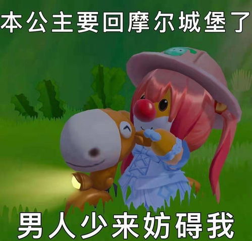  摩尔庄园文案表情包